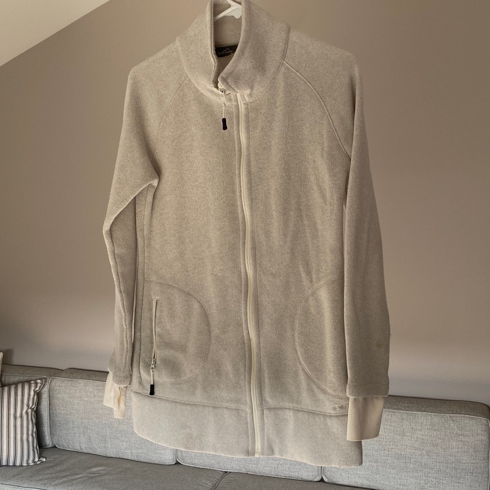 Eddie Bauer Zip-Up - Cream Colored